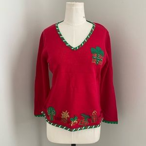 Vintage J Two New York Ugly Christmas Sweater